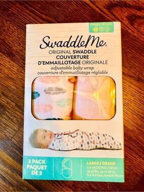 SwaddleMe Baby Wraps by SwaddleMe - Navy Blue & White
